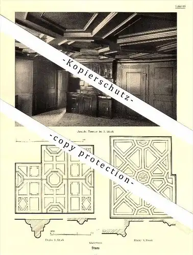 Photographien / Ansichten , 1937 , Stans und Engelberg , Glaserhaus , Kloster , Prospekt , Fotos , Architektur !!!