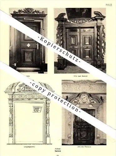 Photographien / Ansichten , 1937 , Sarnen , Rathaus , Prospekt , Fotos , Architektur !!!