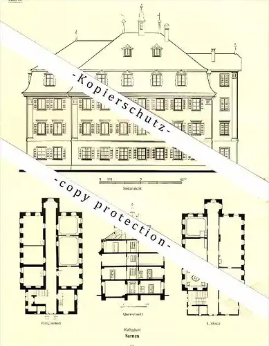 Photographien / Ansichten , 1937 , Sarnen , Haus Grundacher , Prospekt , Fotos , Architektur !!!