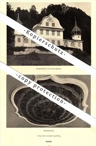 Photographien / Ansichten , 1937 , Sarnen , Schützenhaus , Prospekt , Fotos , Architektur !!!