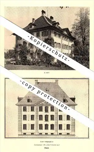 Photographien / Ansichten , 1937 , Stans , Breitenhaus , Robert Durrer , Prospekt , Fotos , Architektur !!!