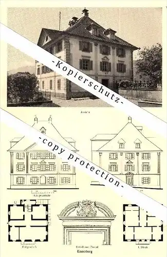 Photographien / Ansichten , 1937 , Hergiswil , Stansstad und Ennerberg , Prospekt , Fotos , Architektur !!!