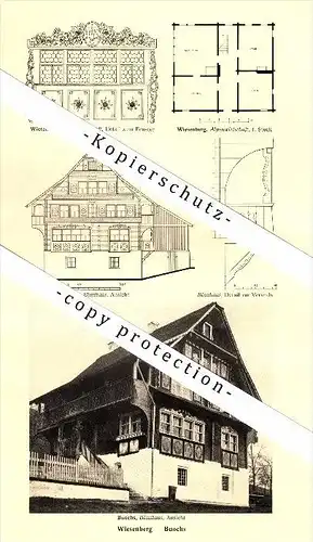 Photographien / Ansichten , 1937 , Stans , Buochs , Wiesenberg , Sarnen , Prospekt , Fotos , Architektur !!!