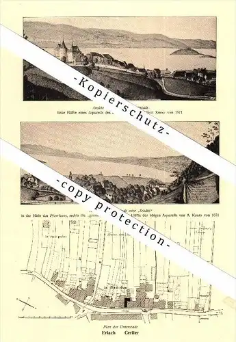 Photographien / Ansichten , 1917 , Erlach - Cerlier , Prospekt , Fotos , Architektur !!!