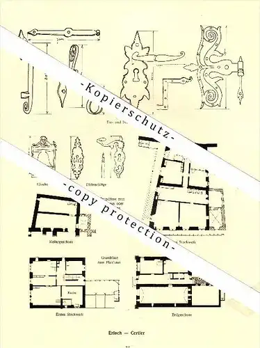 Photographien / Ansichten , 1917 , Erlach - Cerlier , Prospekt , Fotos , Architektur !!!