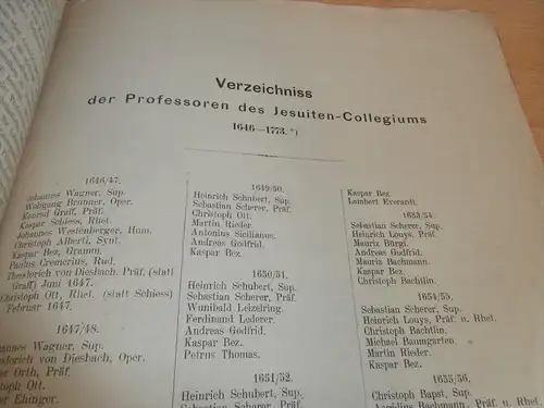 Geschichte über die Schule von Solothurn , 1881 , F. Fiala , J. Gassmann , 63 Seiten !!!