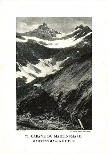 original Ansicht/ Photographie von 1927 , Martinsmadhütte , Elm , Randen , ca. 20x13 , Berghütte !!!