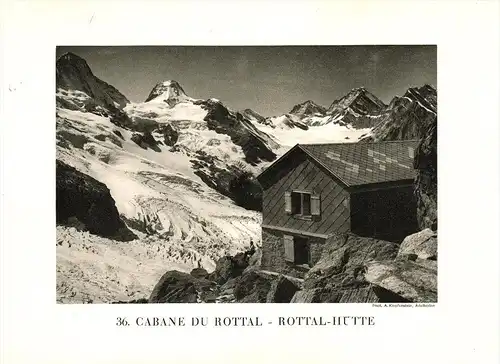 original Ansicht/ Photographie von 1927 , Rottalhütte , Interlaken , Lauterbrunnen , ca. 20x13 , Berghütte !!!