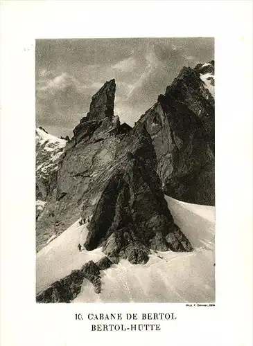 original Ansicht/ Photographie von 1927 , Bertolhütte , Arolla , Neuchateloise , ca. 20x13 , Berghütte !!!