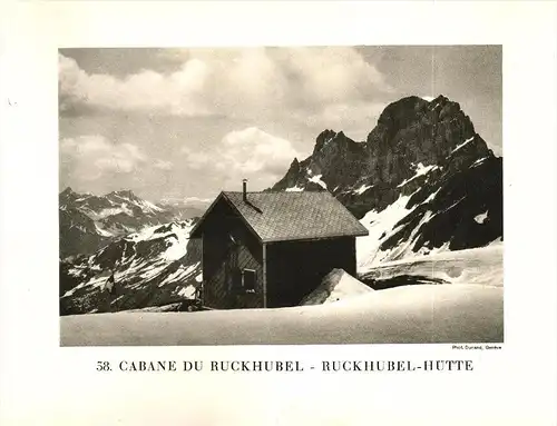 original Ansicht/ Photographie von 1927 , Ruckhubel - Hütte , Isleten , Wolfenschiessen , ca. 20x13 , Berghütte !!!