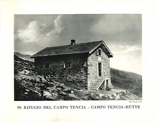 original Ansicht von 1927 , Campo Tencia - Hütte , Fusio , Dalpe , Rodi-Fiesso ,ca. 20x13 , Berghütte !!!