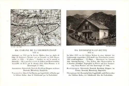 original Ansicht von 1927 , Liedernenalp - Hütte , Mythen , Lipplisbüel , Flüelen , ca. 20x13 , Berghütte , Hütte !!!