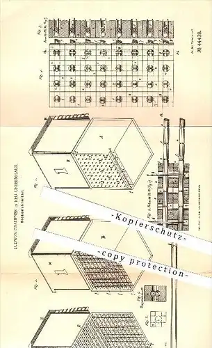 original Patent - Ludwig Graupner in Neu-Untermhaus ,1888, Rechenlehrmittel , Rechnen , Mathematik , Schule , Gera !!!