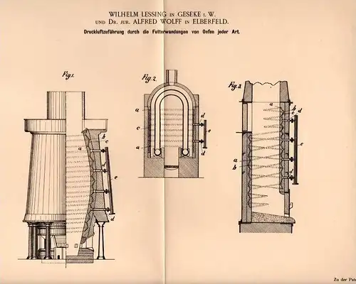 Original Patentschrift - H, Gralow in Kriewen / Krzywin,  Posen , 1901 , Dach - Falzziegel  , Dachziegel !!