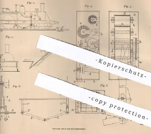 original Patent - Etienne Perrachon , Lyon , Frankreich , 1905 , Überwachung der Zuggeschwindigkeit | Zug , Eisenbahn !