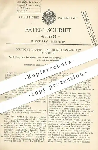 original Patent - Deutsche Waffen- & Munitionsfabriken Berlin , 1905 , Geschütz , Geschütze | Gewehr , Waffen , Revolver