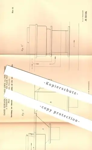 original Patent - Daniel Edwards , Richard Lewis , Ph. Jones , Dyffryn Iron & Tin Plate Works , England | Zinn - Überzug