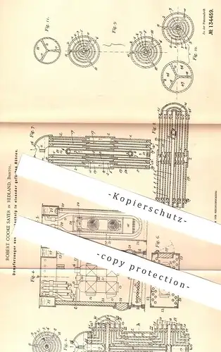 original Patent - Robert Cooke Sayer , Redland , Bristol , 1900 , Dampferzeuger | Dampfmaschine | Dampf !!!