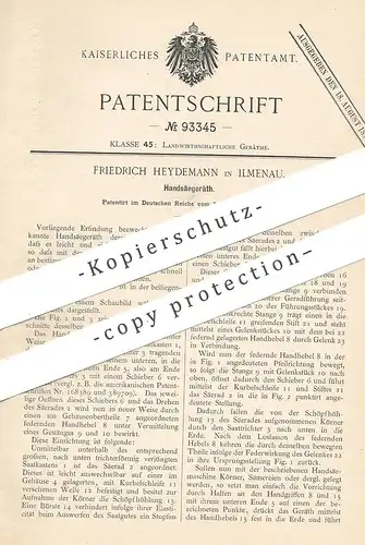 original Patent - Friedrich Heydemann , Ilmenau , 1896 , Handsägegerät | Handsäge | Säge , Holz , Holzsäge , Sägen