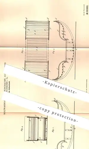 original Patent - Holzwarenfabrik Hildburghausen , Aug. Schultze | Federnde Kufenschaukel | Schaukel , Kinderschaukel