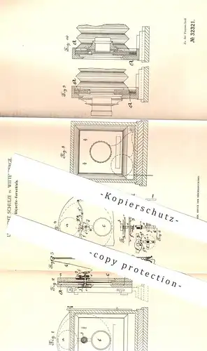 original Patent - Lebrecht Schulze , Wittenberge , 1884 , Objektiv - Verschluss | Foto , Kamera , Fotograf , Photography