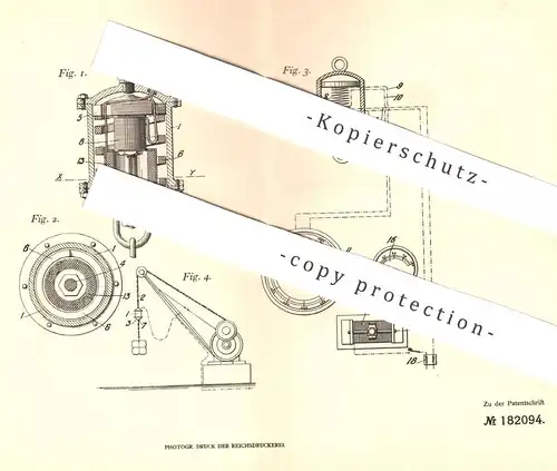 original Patent - Charles Russo , Marlboro Court | Edward Caro Feinstein , Houndsditch England | Gewichtsanzeige | Waage