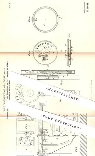 original Patent - Louis Florian Guignard , Lausanne , Schweiz , 1892 , Fahrrad , Hometrainer | Radfahren , Rad , Sport !