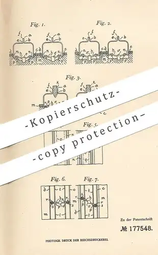 original Patent - Oscar Lavanchy , Vevey , Schweiz , 1906 , Balken aus Beton , Mörtel , Zement | Maurer | Bau , Hochbau
