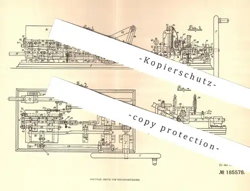 original Patent - Heinrich Busch , Lank / Rhein / Düsseldorf , Verzieren von Haarschmuck | Haarspange , Haare , Friseur