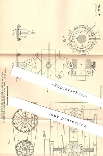 original Patent - Marie Louis Jules Roger Labbé de Montais , Beauvoir b. Saint Jean Froidmentel , Loir & Cher | Getriebe