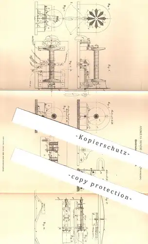 original Patent - Andreas Hovde , Modum , Norwegen , 1879 , Elektrisches Eisenbahn - Signal | Glocke , Lokomotive , Zug