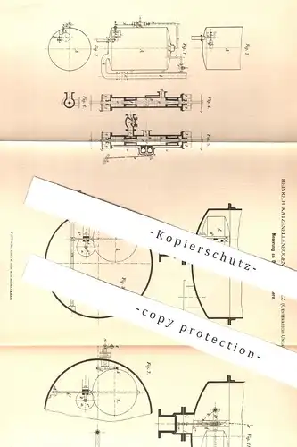 original Patent - Heinrich Katzenellenbogen , Tlumacz , Österreich Ungarn , 1879 , Dampfwasserheber | Pumpe , Pumpen !!