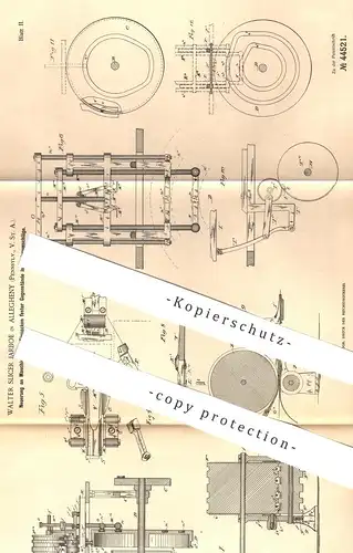 original Patent - Walter Slicer Jarboe , Allegheny , Pennsylvania , USA , 1887 , Papier - Verpackung | Kuvert , Umschlag