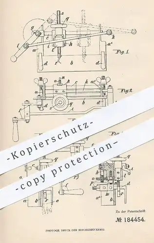 original Patent - Louis Strobel , Plauen , 1906 , Einsteckschloss für Tür , Fenster | Fensterbauer , Schloss , Schlosser