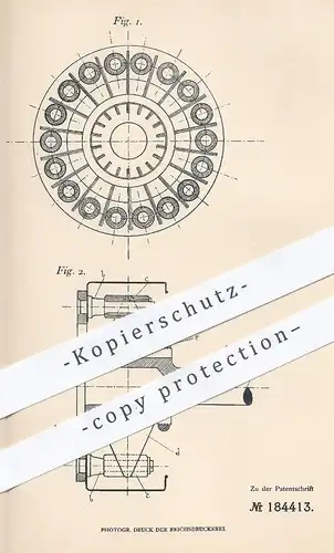 original Patent - Cie de L'Industrie Électrique & Mèchaniqué , Genf , 1906 , Kupplung f. Motorfahrzeuge | Motor Fahrzeug