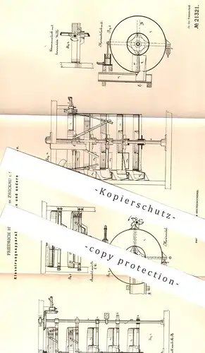 original Patent - Friedrich Hugo Berg , Zwickau , 1882 , Klassierungsapparat für Kohlen , Mineralien , Erze | Kohle !!