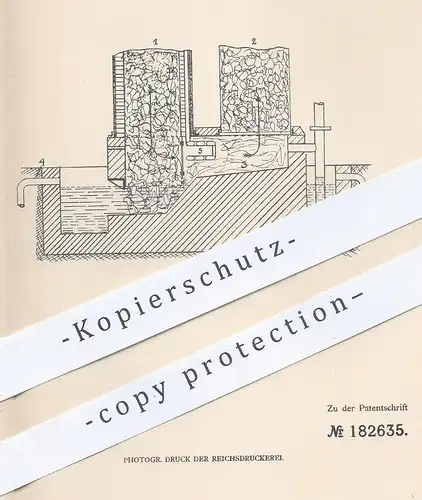 original Patent - Maurits Daniel Charlouis , S'Gravenhage , Haag , Holland , 1906 , Anlage zur Gaserzeugung | Gas !!!