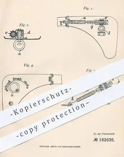 original Patent - Carl Molz , Kaiserslautern , 1905 , Pelotte für Bruchbänder | Polster | Medizin , Arzt , Orthopäde !!