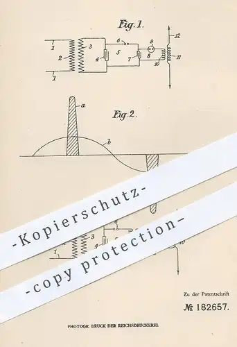 original Patent - Simon Eisenstein , Berlin 1902 , Erzeugung elektr. Schwingungen für Telegraphie , Telephonie | Telefon