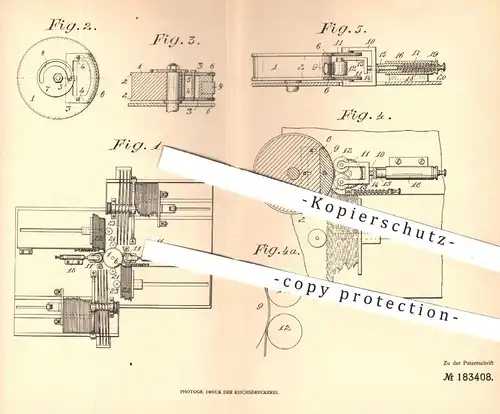 original Patent - Schuchardt & Schütte , Berlin , 1905 , Zuführung für Briefstempelmaschinen | Stempel , Post , Brief !!