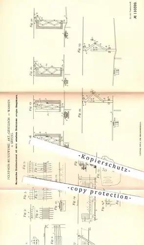 original Patent - Polyphon Musikwerke AG , Leipzig / Wahren , 1898 , Mechan. Streichinstrument | Musikinstrument , Musik