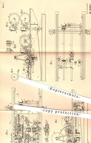 original Patent - Maschinenbau Anstalt Köllmann GmbH , Langerfeld 1906 , Reinigen der Heizrohre von Anwärmern für Zucker