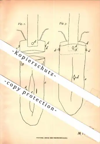 Original Patent - Felix Zandler in Lemberg , 1904 , Kondom für Tripperkranke , Tripper , Aids , Arzt , Medizin !!!