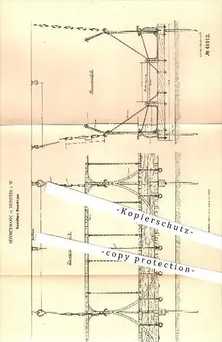 original Patent - Sümmermann in Münster , 1887 , Verstellbare Doppelkrippe , Krippe , Krippen , Tierzucht , Landwirt !!