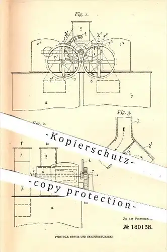 original Patent - Mathias Sutterlitte , Hanau / Main , 1905 , Saugluft - Fördervorrichtungen für Massengüter , Steuerung