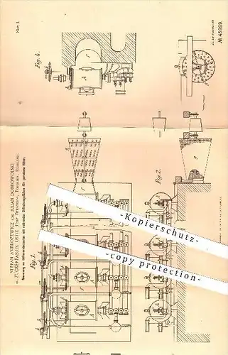 original Patent - S. Ambrozewicz , J. Dobrowolski , Zuckerfabrik Ustie , Berschada , 1888 , Diffusionsbatterien , Zucker