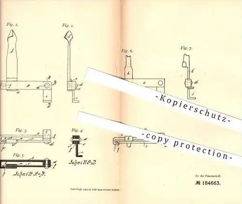 original Patent - Ferdinand Schwirz in Bromberg , 1906 , Verstellbarer Gardinenhaken , Gardinen , Vorhänge , Haushalt !!