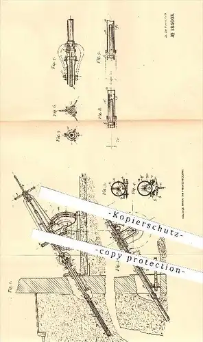 original Patent - Samuel Cahn und Eugen Seeberger , Aachen , 1905, Bohrmaschine , Bohren , Bohrer , Maschinen , Werkzeug