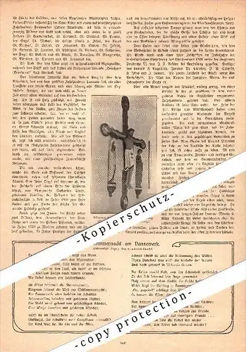 original Zeitungsbericht - 1905 - Die Ansgarkirche zu Haddeby , Kirche !!!