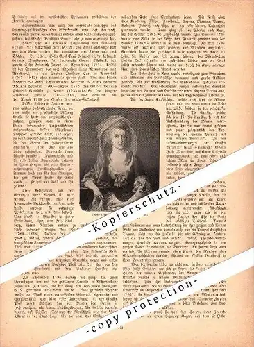 original Zeitungsbericht - 1905 - Schlösser und Herrenhäuser in Schleswig-Holstein , Emkendorf , Rendsburg-Eckernförde !